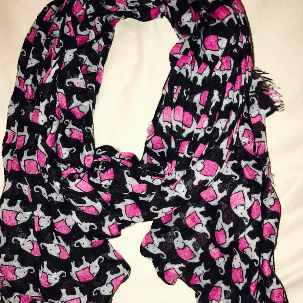 Black Elephant Scarf